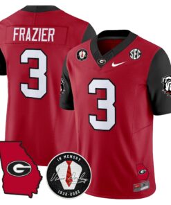 Georgia Bulldogs 2025 Color Sleeves Vapor Limited Jersey - All Stitched 36 1755078435035