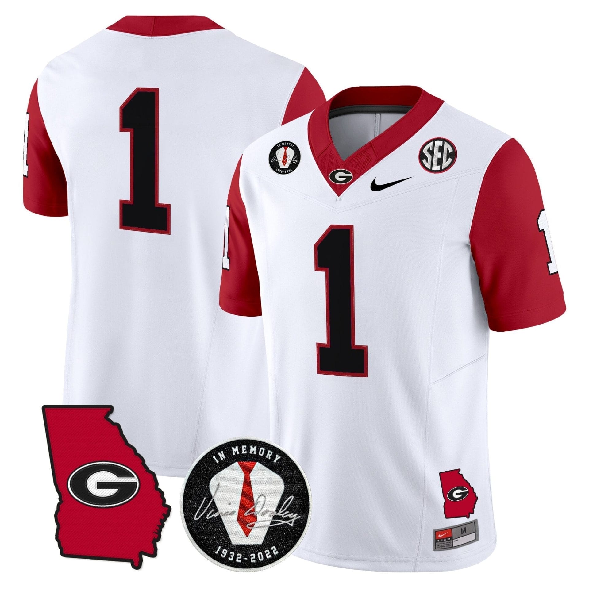 Georgia Bulldogs 2025 Color Sleeves Vapor Limited Jersey - All Stitched 19 Georgia Bulldogs 2025 Color Sleeves Vapor Limited Jersey - All Stitched - Image 19