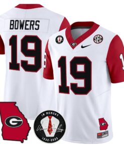 Georgia Bulldogs 2025 Color Sleeves Vapor Limited Jersey - All Stitched 49 1755078437099
