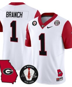 Georgia Bulldogs 2025 Color Sleeves Vapor Limited Jersey - All Stitched 46 1755078439230