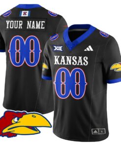 Custom Kansas Jayhawks Football Jersey Name, Number 2025 Limited All Stitched