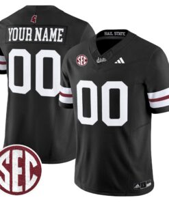 Custom Mississippi State Bulldogs Jersey 'Dark Mode' Vapor Limited Stitched All Colors