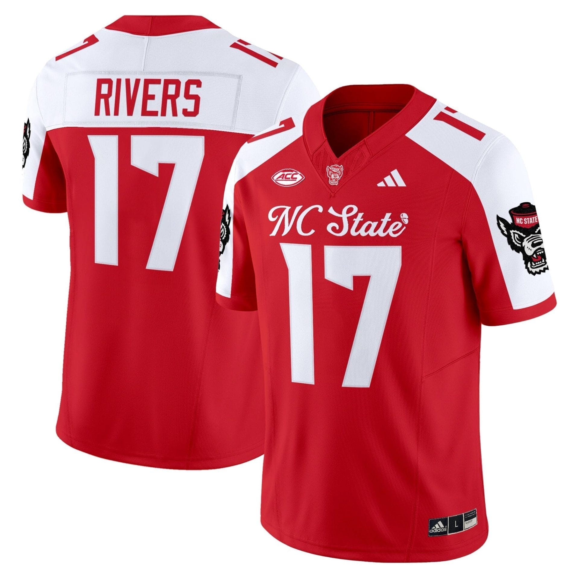 NC State Wolfpack 'City of Oaks' Vapor Limited Jersey - All Stitched 7 NC State Wolfpack 'City of Oaks' Vapor Limited Jersey - All Stitched - Image 7