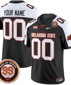 Custom Oklahoma State Cowboys Jersey Leslie O'neal Patch 2025 Stitched All Colors