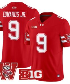Wisconsin Badgers Throwback Vapor Limited Jersey - All Stitched