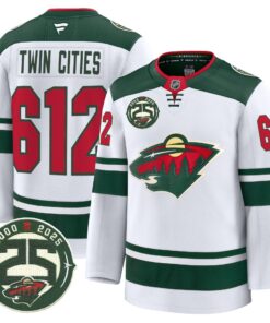 Minnesota Wild 25th Anniversary Patch Premium Jersey - All Stitched 26 17562817407e2cb5cf95