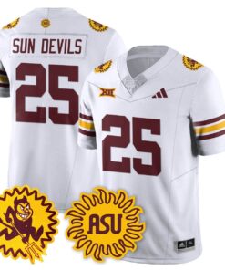 Arizona State Sun Devils 1975 Throwback Uniform - All Stitched