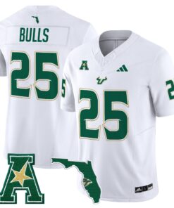 Alternative view of South Florida Bulls 2025 Vapor Limited Jersey - All Stitched