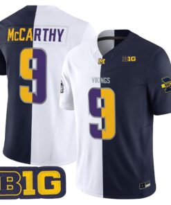 Alternative view of J.J. McCarthy Split Vapor Limited Jersey - All Stitched