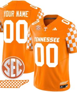 Tennessee Volunteers 'Rebrand 2026' Checkerboard Vapor Limited Custom Jersey - All Stitched 8 17574897763484ab4d10