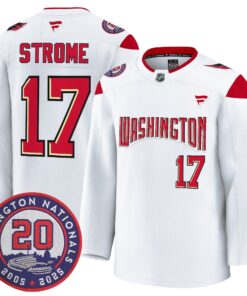 Washington Capitals 20th Anniversary Seasons Patch Premium Jersey - All Stitched 10 1757673579382f2a9742
