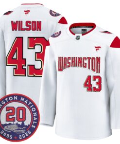 Washington Capitals 20th Anniversary Seasons Patch Premium Jersey - All Stitched 13 17576735798cf31165c5