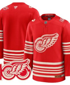 Detroit Red Wings Centennial Season Premium Jersey - All Stitched 13 17580171708495e64d27