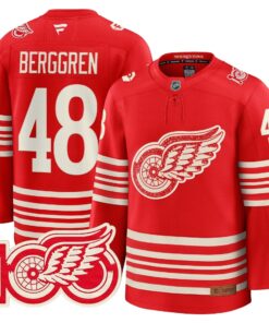 Detroit Red Wings Centennial Season Premium Jersey - All Stitched 19 1758017170e1dc814867