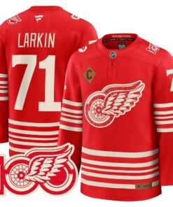 Detroit Red Wings Centennial Season Premium Jersey - All Stitched 16 1758017170eeb512339c