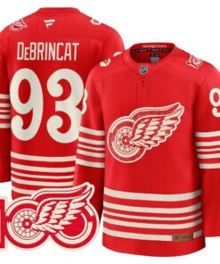 Alternative view of Detroit Red Wings Centennial Season Premium Jersey - All Stitched