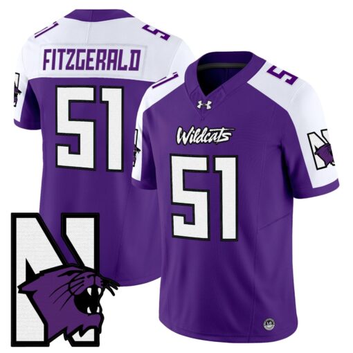 Northwestern Wildcats Honoring ’95 Vapor Limited Jersey - All Stitched - Image 26