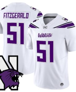 Alternative view of Northwestern Wildcats Honoring ’95 Vapor Limited Jersey - All Stitched