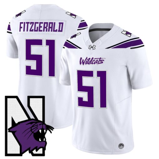 Northwestern Wildcats Honoring ’95 Vapor Limited Jersey - All Stitched - Image 2