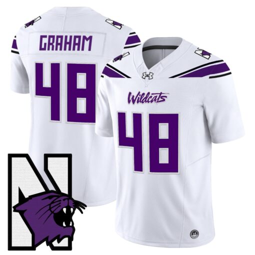 Northwestern Wildcats Honoring ’95 Vapor Limited Jersey - All Stitched - Image 45