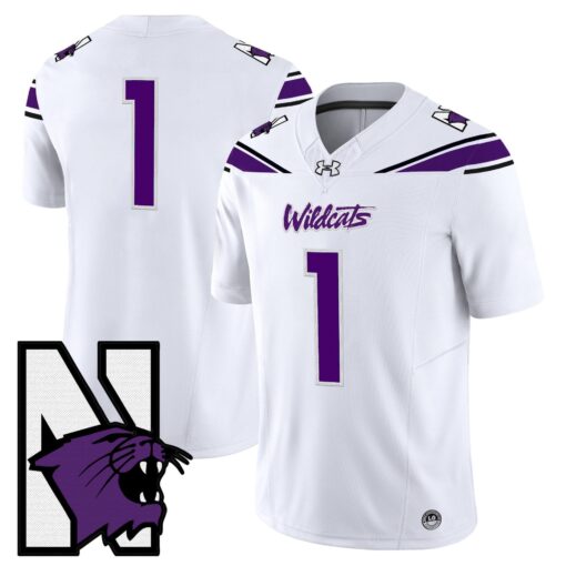Northwestern Wildcats Honoring ’95 Vapor Limited Jersey - All Stitched - Image 5