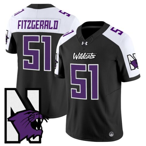 Northwestern Wildcats Honoring ’95 Vapor Limited Jersey - All Stitched - Image 14
