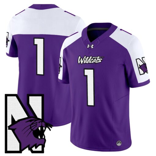 Northwestern Wildcats Honoring ’95 Vapor Limited Jersey - All Stitched - Image 29