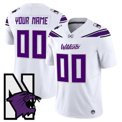 Northwestern Wildcats Honoring ’95 Vapor Limited Custom Jersey - All Stitched - Image 3