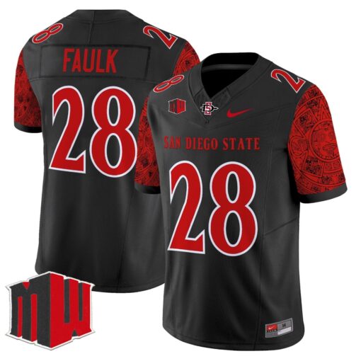 Men's San Diego State Aztecs 2025 Vapor Limited Jersey - All Stitched - Image 5