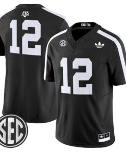 Alternative view of Texas A&M Aggies 2025 Vapor Limited Jersey V2 - All Stitched