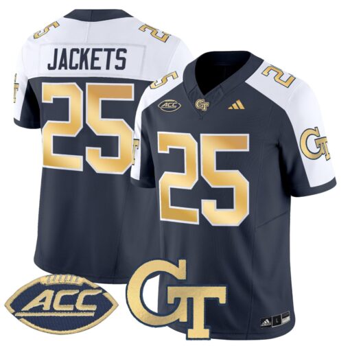 Georgia Tech Yellow Jackets 2025 Vapor Limited Jersey - All stitched - Image 18