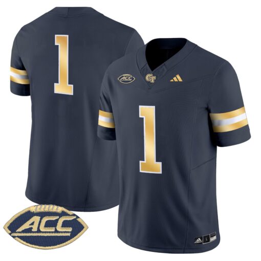 Georgia Tech Yellow Jackets 2025 Vapor Limited Jersey - All stitched - Image 33