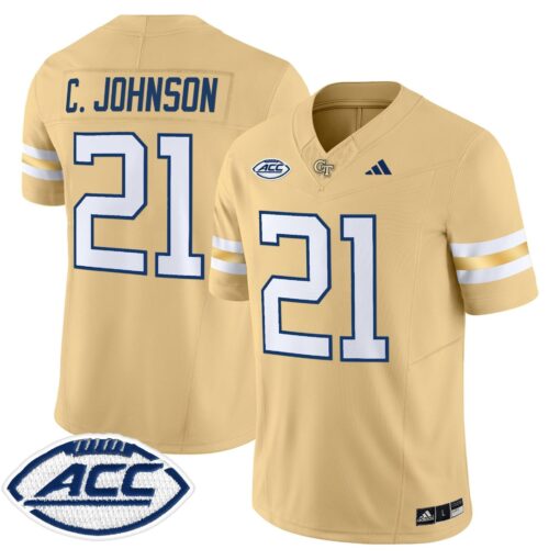 Georgia Tech Yellow Jackets 2025 Vapor Limited Jersey - All stitched - Image 6