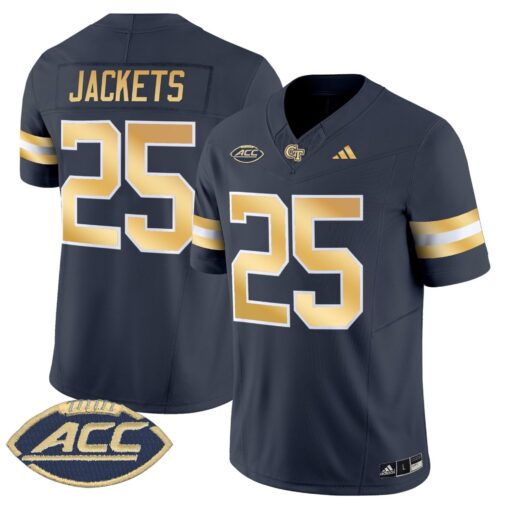 Georgia Tech Yellow Jackets 2025 Vapor Limited Jersey - All stitched - Image 32