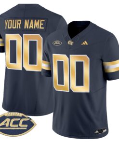 Georgia Tech Yellow Jackets 2025 Vapor Limited Custom Jersey - All stitched