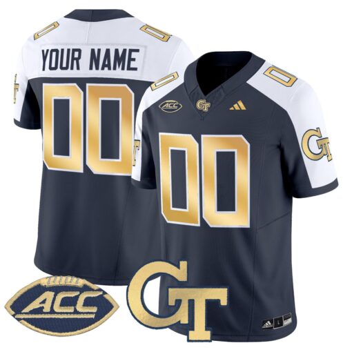 Georgia Tech Yellow Jackets 2025 Vapor Limited Custom Jersey - All stitched - Image 4
