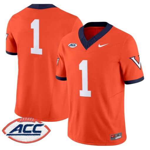 Virginia Cavaliers 1995 Throwbacks Vapor Limited Jersey - All Stitched - Image 2