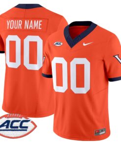 Alternative view of Virginia Cavaliers 1995 Throwbacks Vapor Limited Custom Jersey - All Stitched