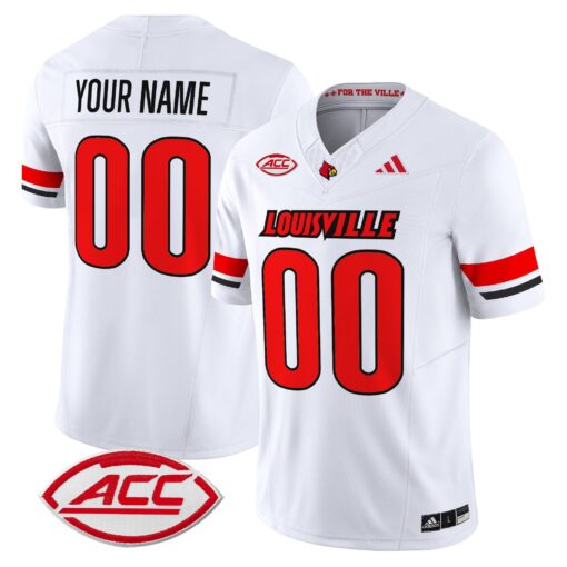 Louisville Cardinals 2025 Vapor Limited Custom Jersey - All Stitched - Image 2