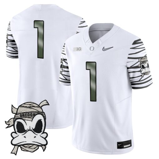 Oregon Ducks 2025 "Mummy Duck" Vapor Limited Jersey - All Stitched - Image 40