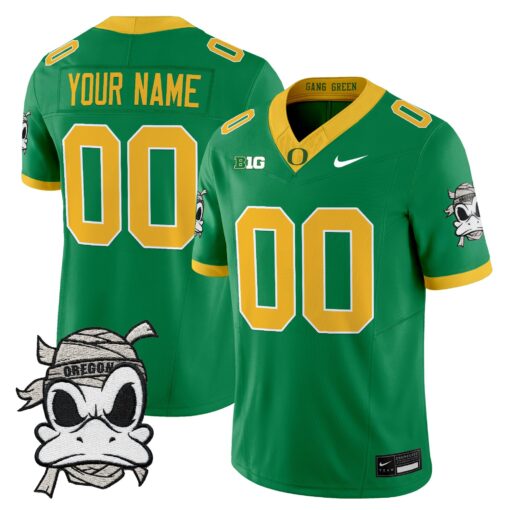 Oregon Ducks 2025 "Mummy Duck" Vapor Limited Custom Jersey - All Stitched - Image 5