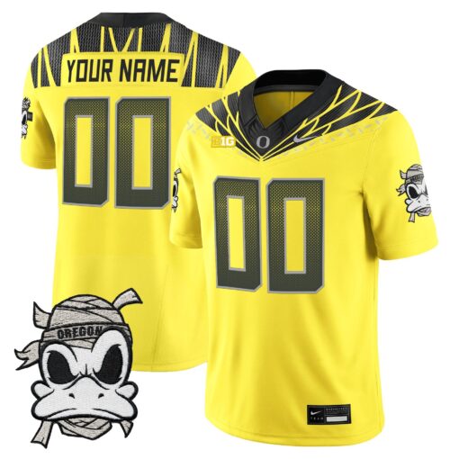 Oregon Ducks 2025 "Mummy Duck" Vapor Limited Custom Jersey - All Stitched - Image 4