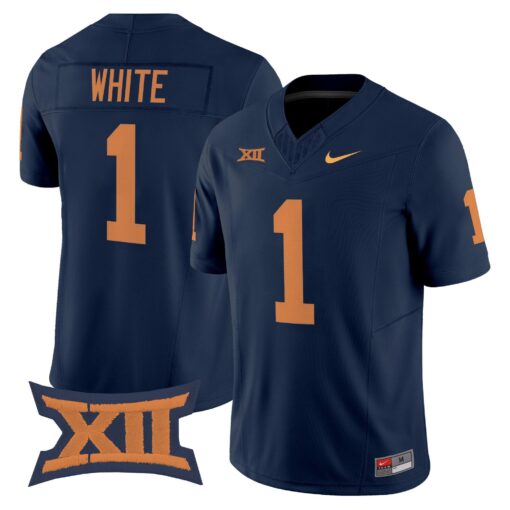 West Virginia Mountaineers 1965 Throwback Vapor Limited Jersey - All Stitched - Image 3