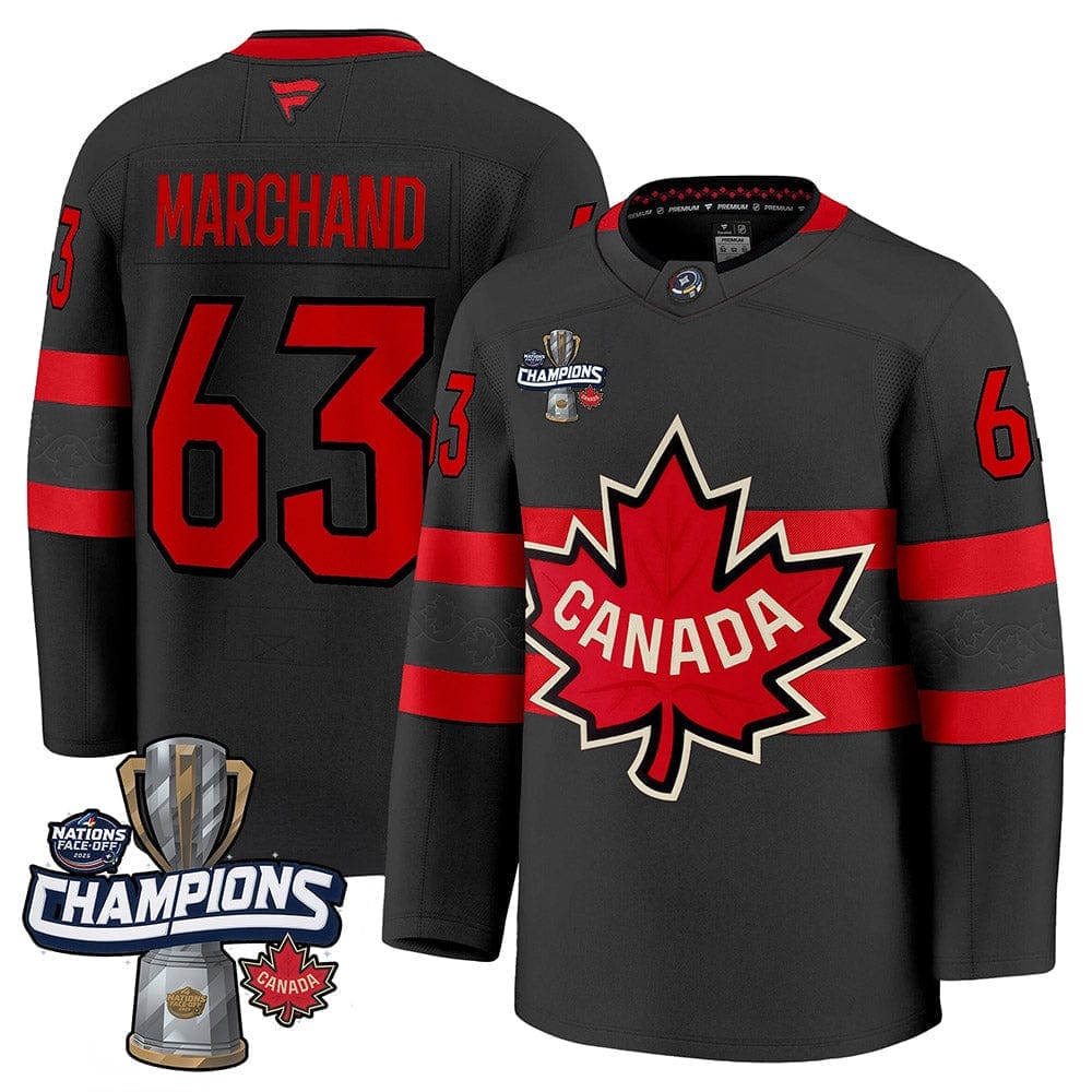 Men Canada 2025 4 Nations Face-Off Champions Jersey - All Stitched 6 Men Canada 2025 4 Nations Face-Off Champions Jersey - All Stitched - Image 6