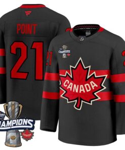 Men Canada 2025 4 Nations Face-Off Champions Jersey - All Stitched 35 1 2