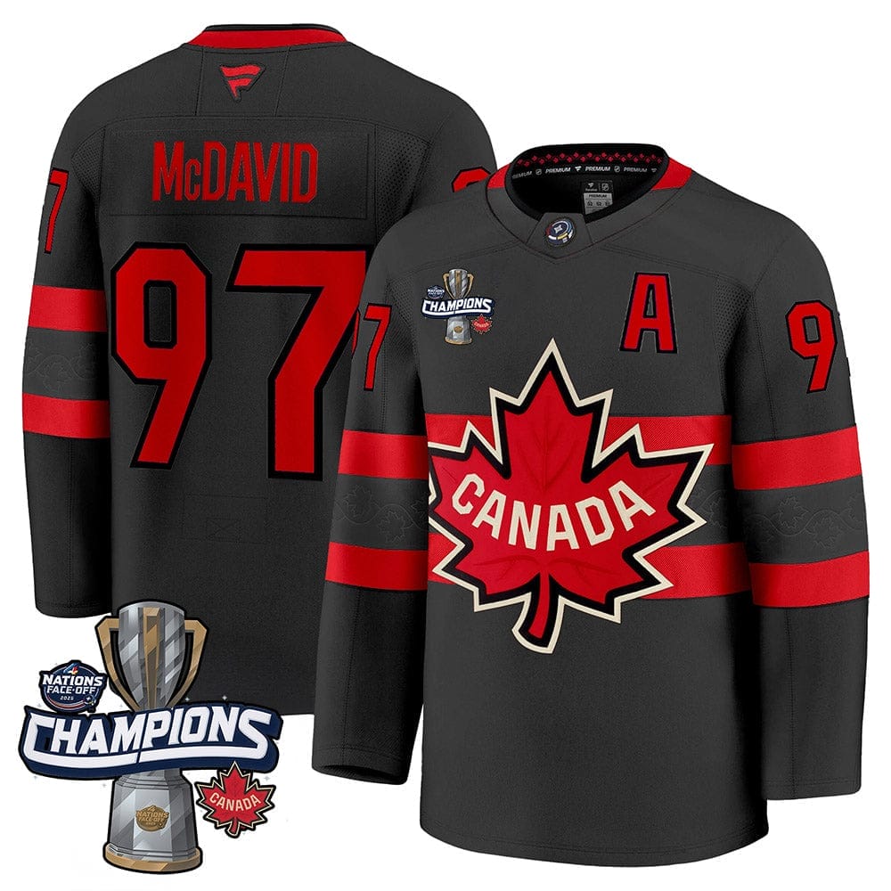 Men Canada 2025 4 Nations Face-Off Champions Jersey - All Stitched 10 Men Canada 2025 4 Nations Face-Off Champions Jersey - All Stitched - Image 10
