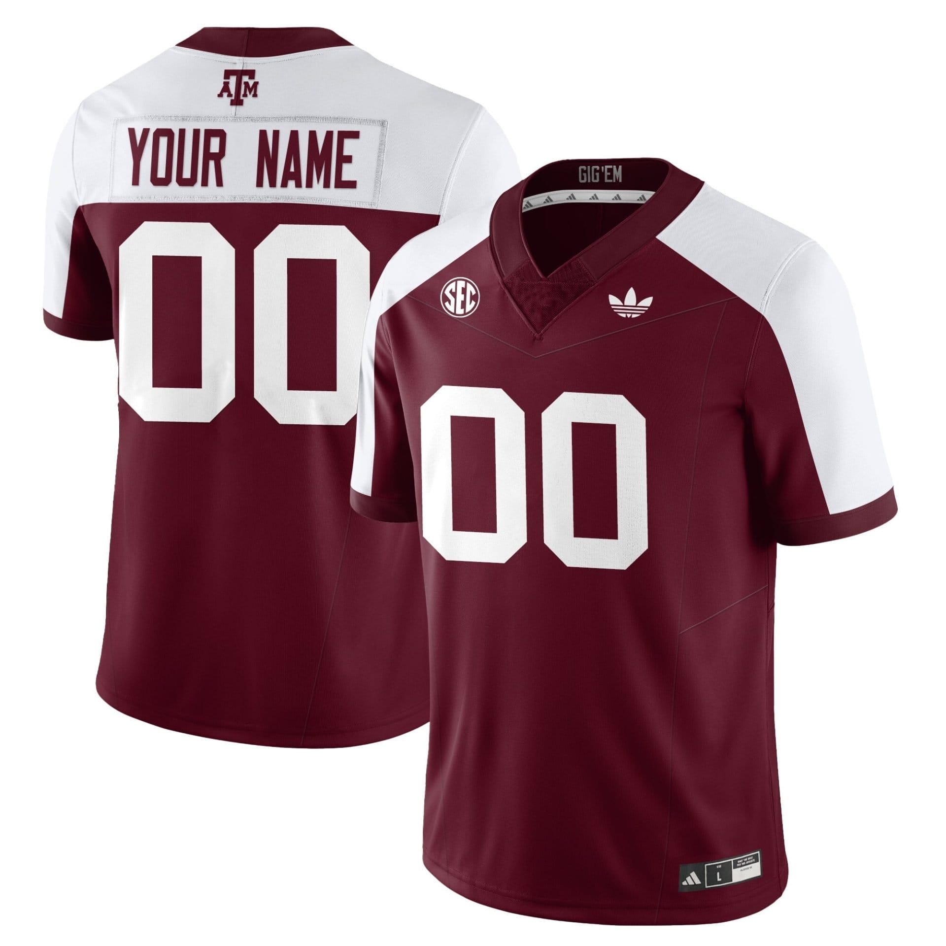 Texas A&M Aggies Football 1975 Throwback Jersey - All Stitched 16 Texas A&M Aggies Football 1975 Throwback Jersey - All Stitched - Image 16