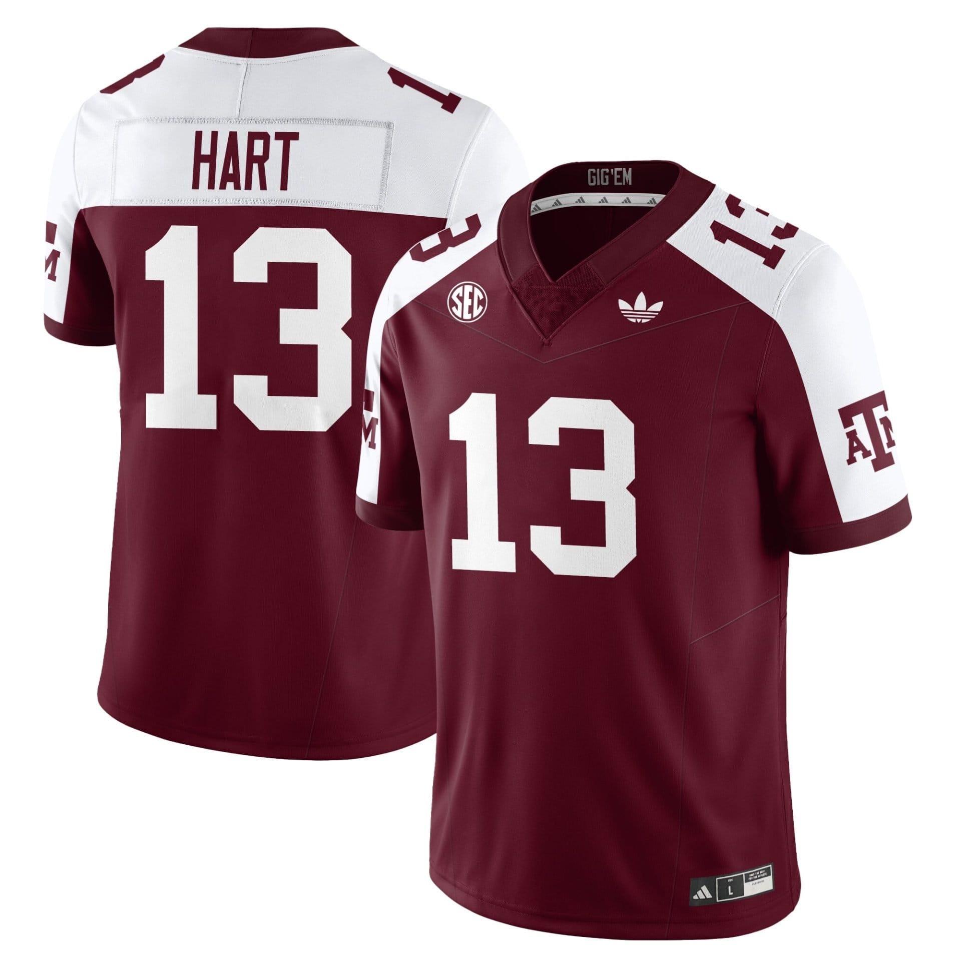 Texas A&M Aggies Football 1975 Throwback Jersey - All Stitched 11 Texas A&M Aggies Football 1975 Throwback Jersey - All Stitched - Image 11
