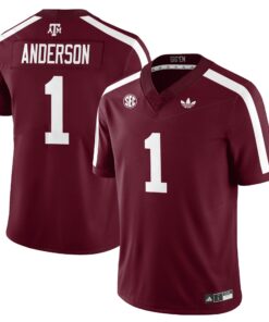 Alternative view of Texas A&M Aggies Football 1975 Throwback Jersey - All Stitched