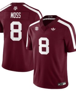 Texas A&M Aggies Football 1975 Throwback Jersey - All Stitched 20 509VTHNJS240Maroon Moss